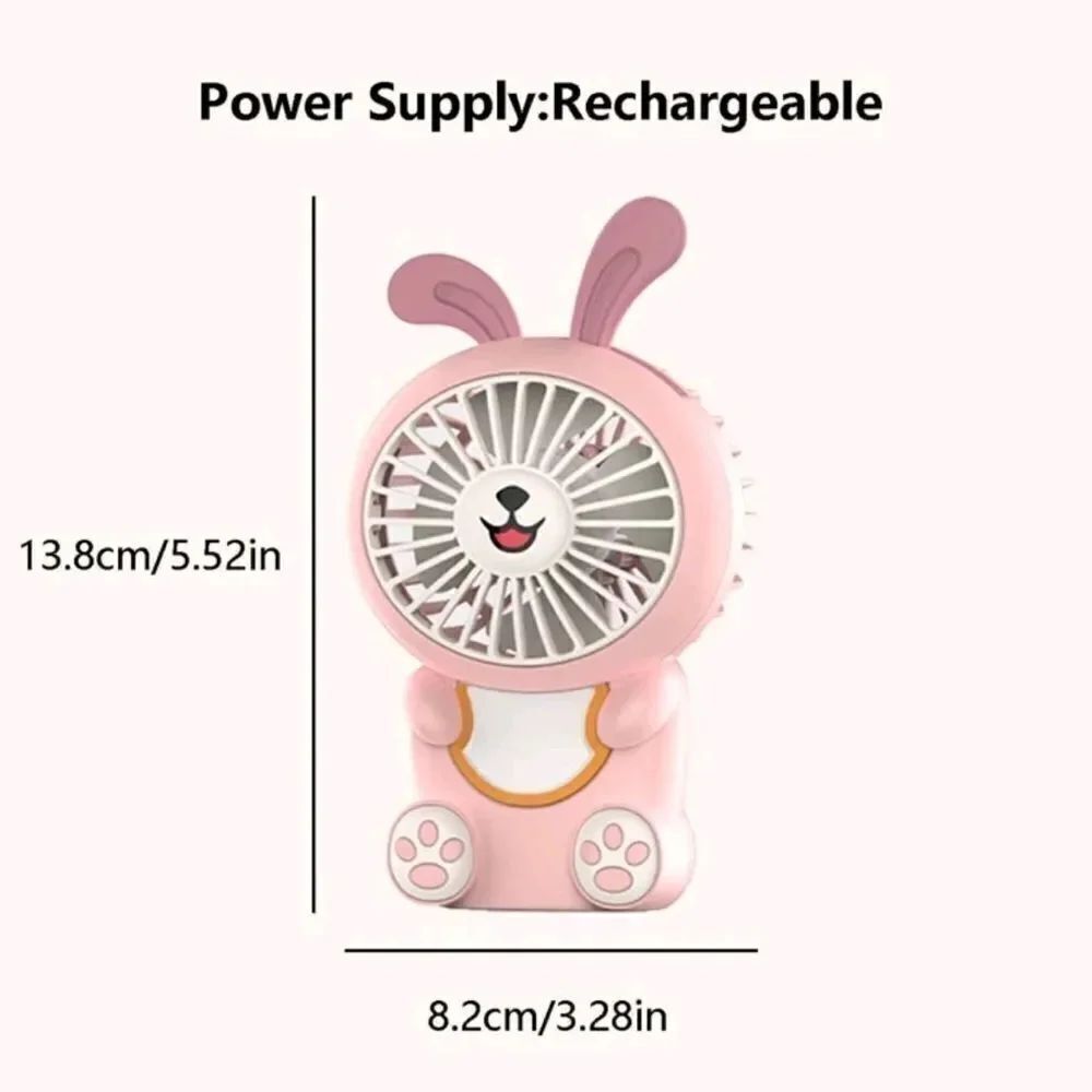Pink Mini USB Dog Fan - Picture 3 of 5